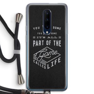 Life: OnePlus 7 Pro Transparant Hoesje met koord