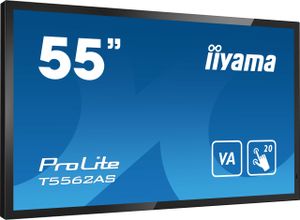 iiyama T5562AS-B1 beeldkrant Interactief flatscreen 138,7 cm (54.6") VA 500 cd/m² 4K Ultra HD Zwart Touchscreen Type processor Android 8.0 24/7