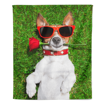 Fleecedeken Valentijn Hond - Pillow Buddies