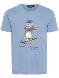 Polo Ralph Lauren t-shirt en coton à motif Polo Bear - Bleu