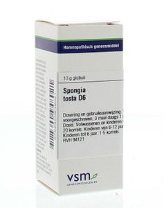 VSM Spongia tosta D6 (10 gr)