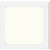 LED Downlight Vierkant 12W Opbouw - Natuurlijk Wit 4000K - Mat Wit Kunststof