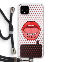 Yolo Denise: Pixel 4 XL Transparant Hoesje met koord