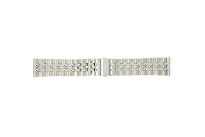 Fossil horlogeband FTW2111 Staal Zilver 22mm