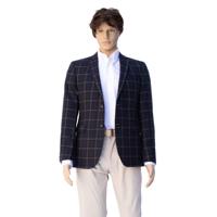 Herencolbert Donkerblauw ruit