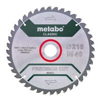 Metabo Accessoires Cirkelzaagblad | "Precision Cut Classic" | 254x30mm | Z40 WZ 20° /B - 628326000