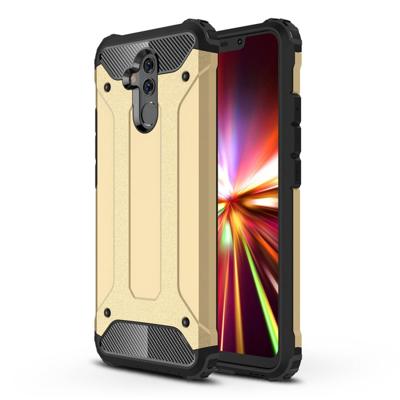 Magic Armor TPU + PC combinatie geval voor Huawei mate 20 Lite (goud)