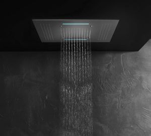 Hotbath Mate Hoofddouche Vierkant Met Led Waterval En Nevel 95 cm M173 - Gepolijst RVS