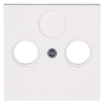 Kopp HK07 antennecontactdoos TV/Radio wit glanzend