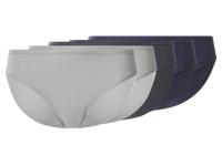 esmara Set van 5 dames onderbroeken (Donkerblauw/grijs, L (44/46))