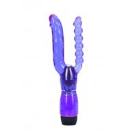 Double Penetrating Vibrator - Purple