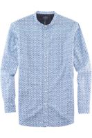 OLYMP Casual Modern Fit Overhemd blauw, Motief - thumbnail