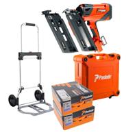 Paslode COMBI Xi Gas combi nagelapparaat + Stripnagel + Ankernagel + Trolley - 695986