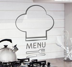 Sticker Menu Bestek Muts