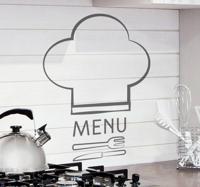 Sticker Menu Bestek Muts