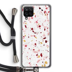 Terrazzo N°9: Samsung Galaxy A12 Transparant Hoesje met koord