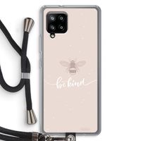 Be(e) kind: Samsung Galaxy A42 5G Transparant Hoesje met koord