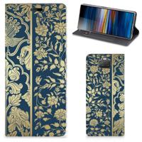 Sony Xperia 10 Smart Cover Beige Flowers