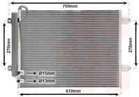 Van Wezel Airco condensor 58005323 - thumbnail