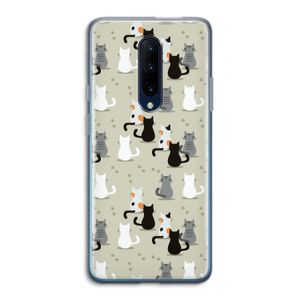 Katten: OnePlus 7 Pro Transparant Hoesje