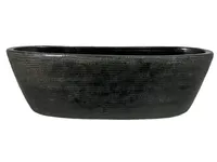 Planter tokio ovaal l40b14h12cm groen