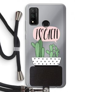 I love cacti: Huawei P Smart (2020) Transparant Hoesje met koord