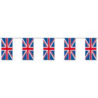 Papieren slinger Engeland/uk - 4 meter - Engelse/uk vlag - Supporter feestartikelen