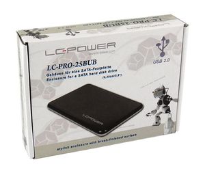 LC-Power LC-PRO-25BUB behuizing voor opslagstations HDD-behuizing Zwart 2.5"
