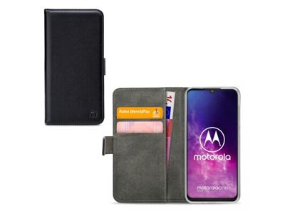 Mobilize Mobilize Classic Gelly Wallet Book Case Motorola Moto One Zoom Black