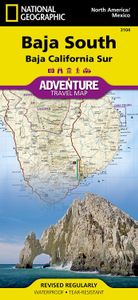 Wegenkaart - landkaart 3104 Adventure Map Baja California South - Baja