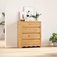 Ladekast Drammen Eiken 76.5 x 40 x 91 cm Massief grenenhout