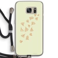 Falling Leaves: Samsung Galaxy S7 Transparant Hoesje met koord