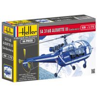 Heller 1/72 SA 316B Alouette lll Gendarmerie - thumbnail