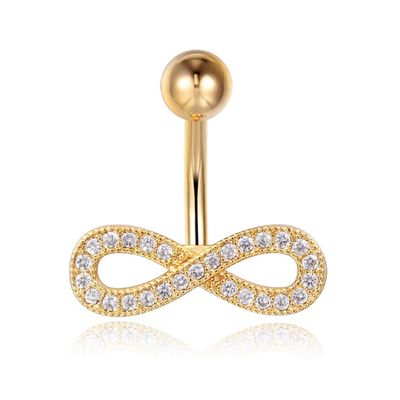 Cilla Jewels Navelpiercing van Titanium - Infinity Goud