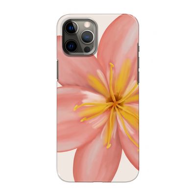Pink Ellila Flower: Volledig geprint iPhone 12 Pro Max Hoesje