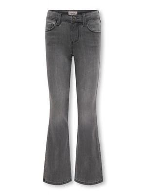 Kids ONLY winter jeansbroek meisjes - grijs - KogRoyal - flared fit