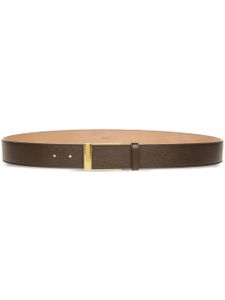 Bally Outline grained-texture belt - Marron