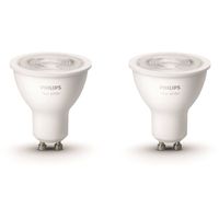 Philips Hue White GU10 - slimme spot - (2-pack) - thumbnail