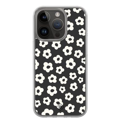 iPhone 13 Pro hybride hoesje - Retro bloempjes
