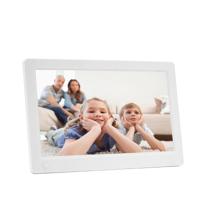 Nieuwe 11 6-inch IPS digitale foto Frame beeldvullend 1920 * 1080 elektronische Foto Album reclame Machine(White)
