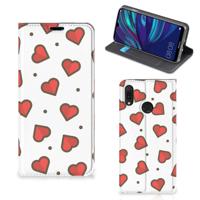 Huawei Y7 hoesje Y7 Pro (2019) | Hoesje met Magneet | Hearts