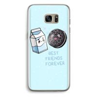 Best Friend Forever: Samsung Galaxy S7 Edge Transparant Hoesje