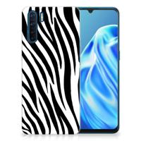 OPPO A91 | TPU Hoesje | Zebra
