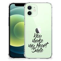 iPhone 12 Mini Telefoonhoesje met tekst Heart Smile - thumbnail