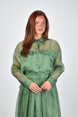 Weekend Max Mara blouse Colomba 063 green