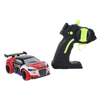 Rc Roadstar bestuurbare rally auto met licht 2.4ghz rood, 13cm