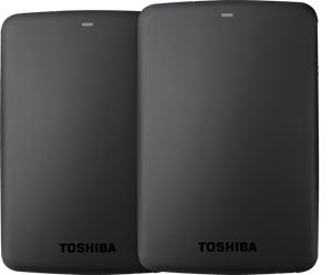 Toshiba Canvio Basics USB-C 1TB - Duo pack