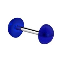 Staafje met accessoire Chirurgisch staal 316L / Acryl Barbells