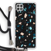 Terrazzo N°11: Samsung Galaxy A22 4G Transparant Hoesje met koord