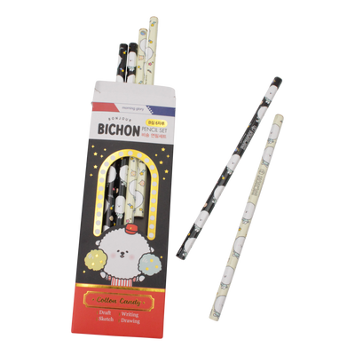 Bonjour Bichon B-potlodenset Cotton Candy (6)
